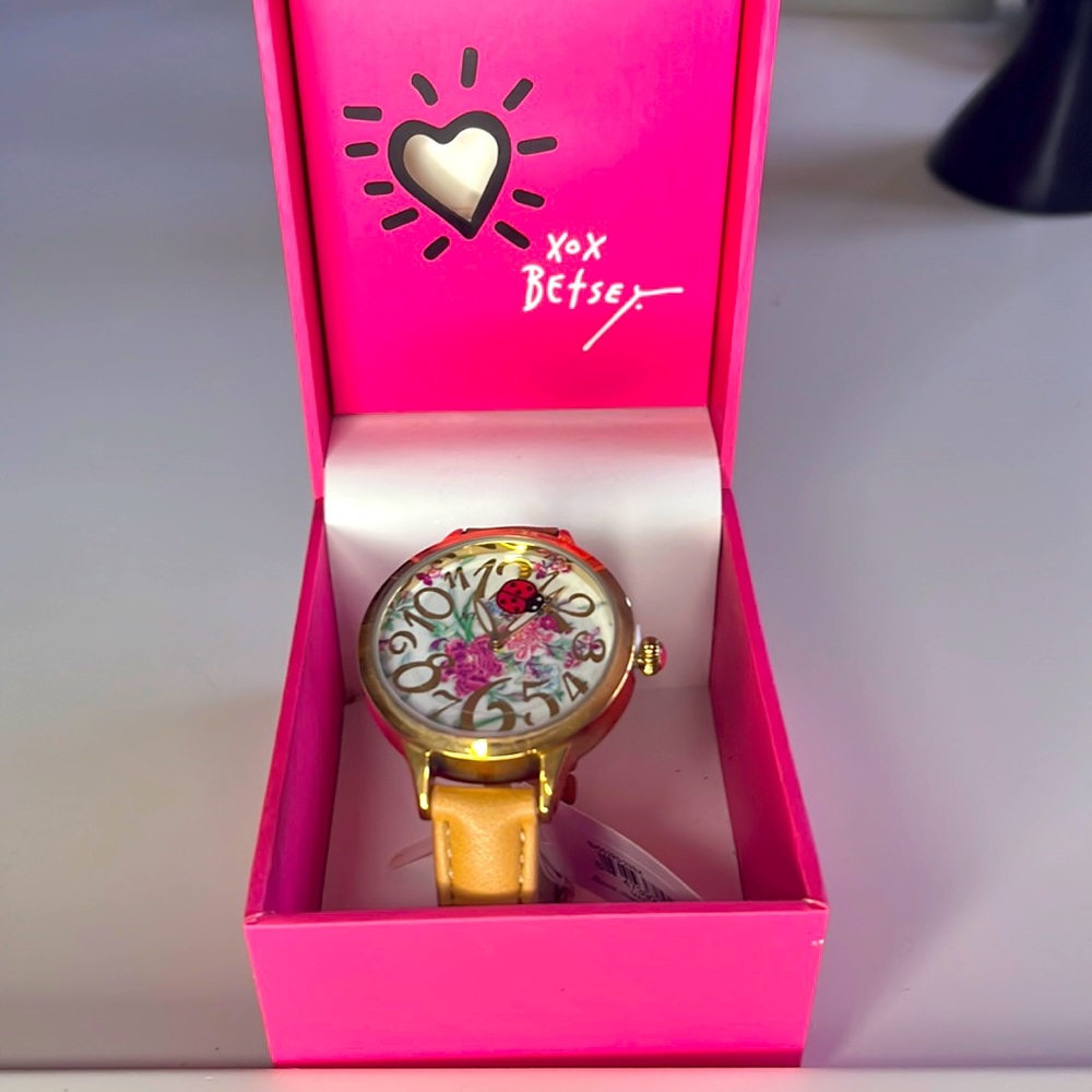New in Box Betsey Johnson watch